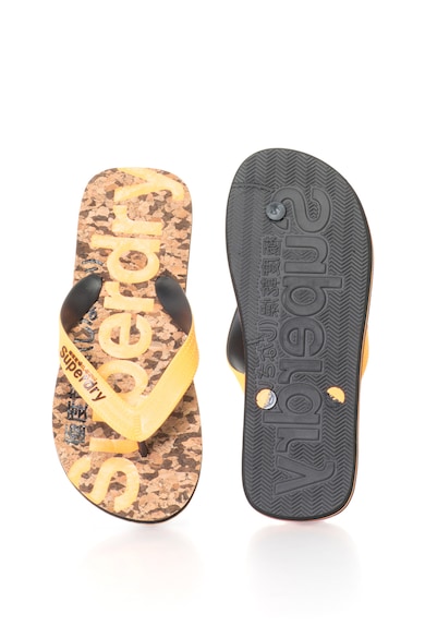 SUPERDRY Papuci flip-flop de pluta Barbati