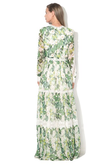 NISSA Rochie maxi de dantela cu model floral si garnituri de dantela Femei