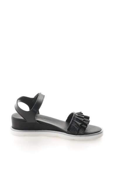 Zee Lane Sandale wedge de piele cu garnitura cu volan Femei