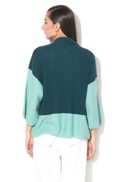 Undercolors of Benetton Cardigan de casa, fara inchidere si cu design colorblock Femei