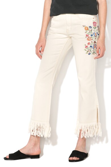 Funky Buddha Blugi cu broderii florale Femei