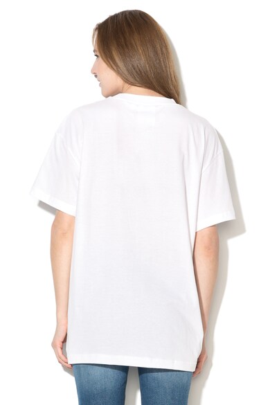 Cheap Monday Bring nagy méretű organikus pamut póló hasítékokkal női