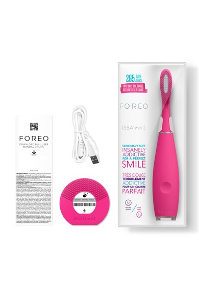 FOREO Periuta de dinti sonica electrica  Issa mini 2, 9000 pulsatii, timer Femei