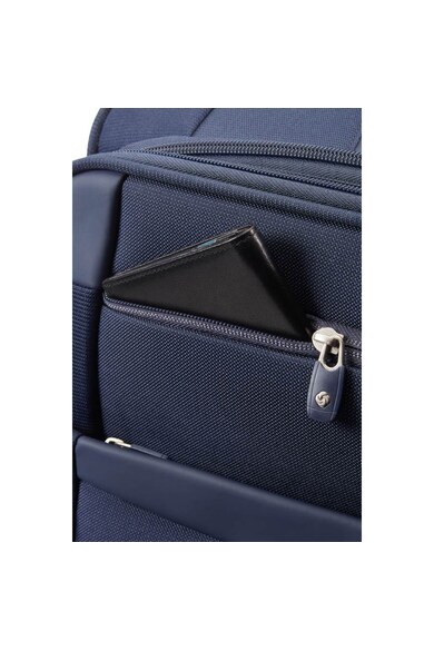 Samsonite Troller  Dynamo, Navy Blue, 4 roti, 55 cm Femei