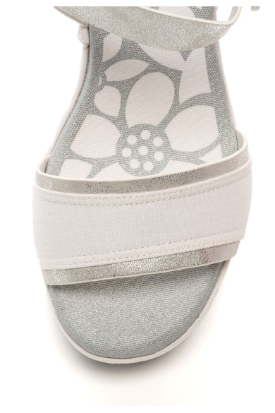 U.S. Polo Assn. U.S. Polo Assn, Sandale wedge cu insertii stralucitoare Tilda Femei