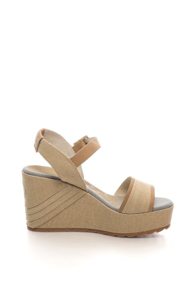 U.S. Polo Assn. Sandale wedge cu logo brodat Tilda Femei