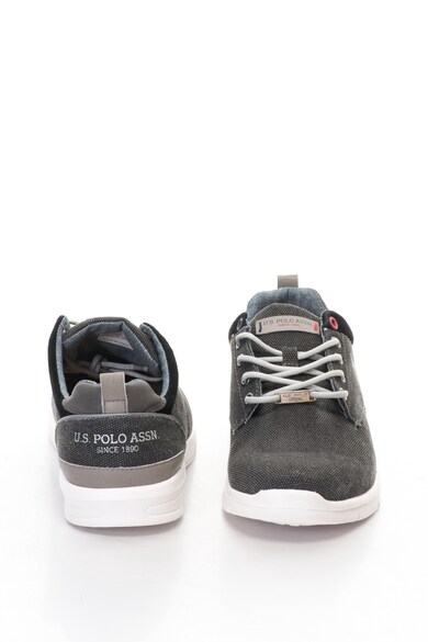 U.S. Polo Assn. Pantofi sport usori de panza, cu logo brodat Serge Barbati