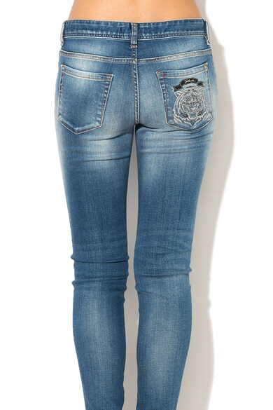 JUST CAVALLI Blugi skinny cu aspect decolorat Femei