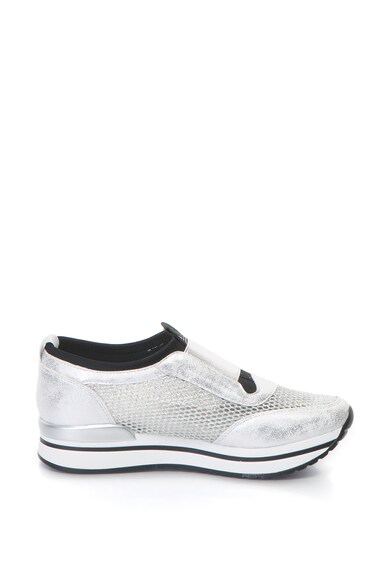 Francesco Milano Pantofi sport slip-on cu platforma si insertii de plasa Femei