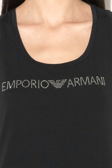 Emporio Armani Underwear Hálóing strasszköves logóval női