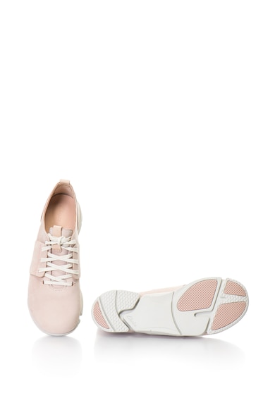 Clarks Tri Caitlin bőr sneakers cipő női