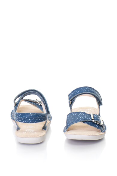 Clarks Sandale de piele cu buline si velcro IVY BLOSSOM Fete