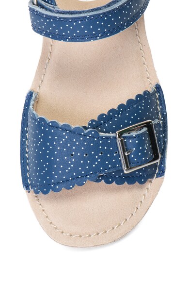 Clarks Sandale de piele cu buline si velcro IVY BLOSSOM Fete