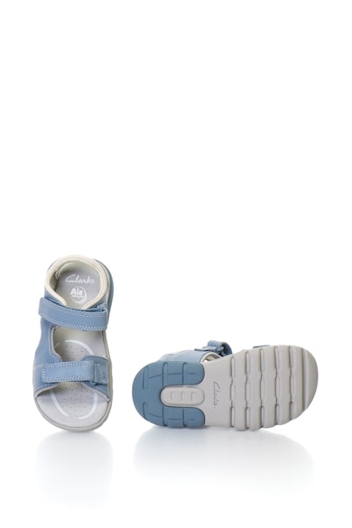 Clarks Sandale de piele cu velcro Rocco Wave Fete