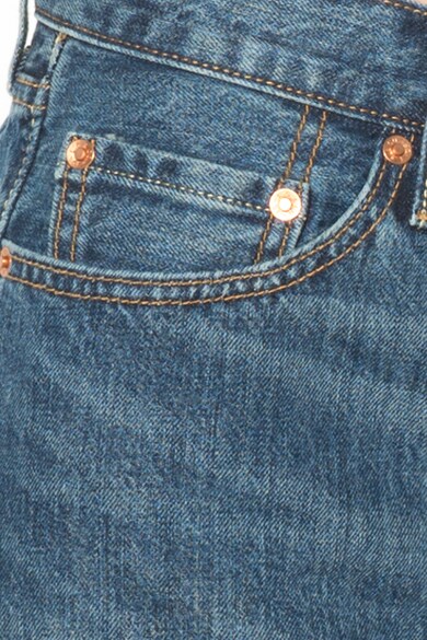 Levi's Fusta mini din denim cu croiala dreapta si terminatii franjurate Femei