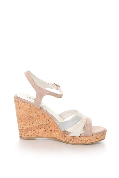 Big Star Sandale wedge de piele intoarsa sintetica Femei