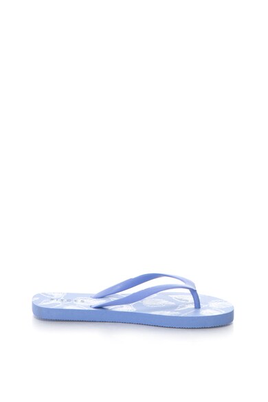 Pieces Papuci flip-flop cu model tropical Vera Femei