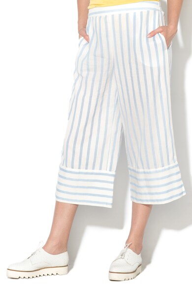 Vero Moda Pantaloni culotte in dungi cu slituri laterale Sunny Femei