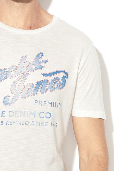 Jack & Jones Tricou slim fit cu imprimeu text Barbati