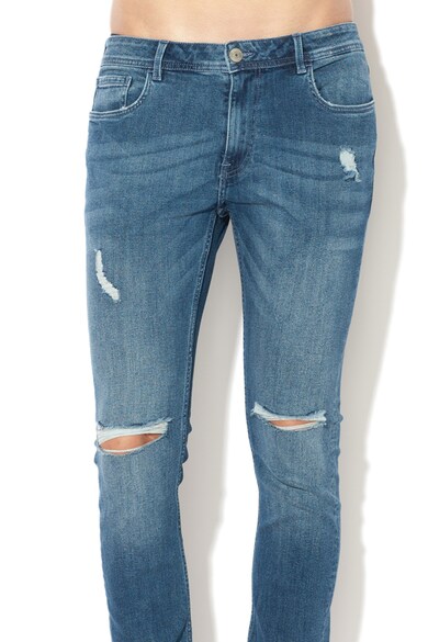 Jack & Jones Blugi skinny fit cu rupturi decorative Barbati