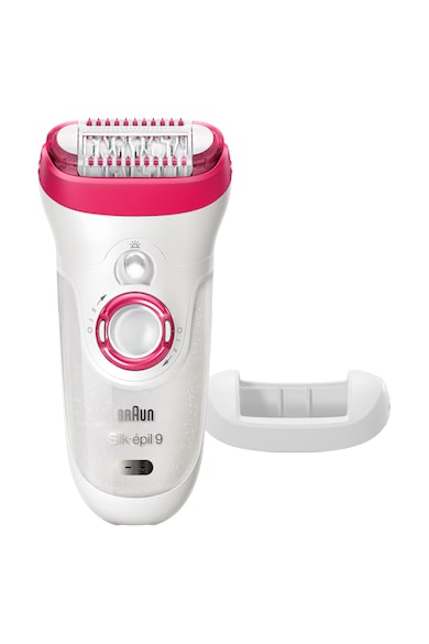 Braun Pachet Epilator  SE9-521 + Periuta dinti electrica Oral-B PRO 500, Acumulator, 2 accesorii, Alb Femei