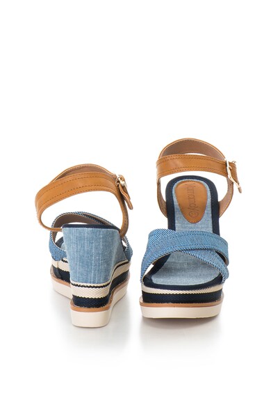 Yamamay Sandale wedge, cu aspect de denim Elody Femei