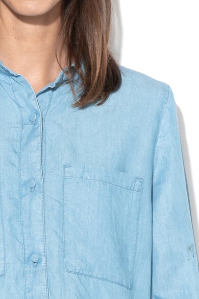 Armani Jeans Риза от лиосел с джоб на гърдите Жени