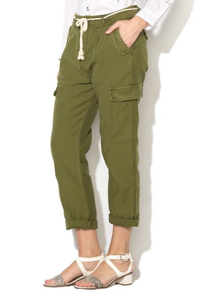 Maison Scotch Pantaloni cargo conici cu un cordon Femei