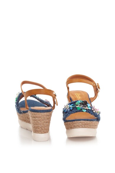 Enrico Coveri Sandale wedge tip espadrile Femei