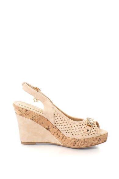 Laura Biagiotti Sandale wedge, cu aspect perforat Femei