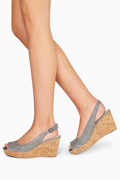 NEXT Sandale wedge cu varf decupat Femei