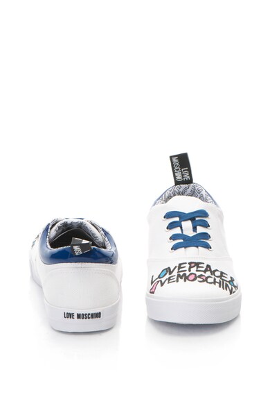 Love Moschino Szövegmintás plimsolls cipő női