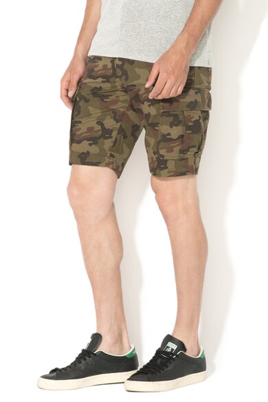 Jack & Jones Bermude cargo cu model camuflaj Barbati