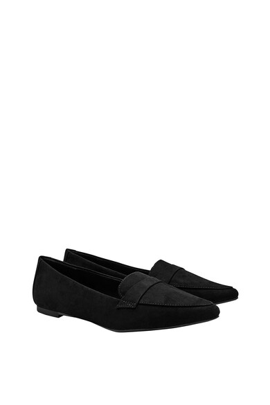 NEXT Pantofi loafer de piele intoarsa sintetica, cu varf ascutit Femei