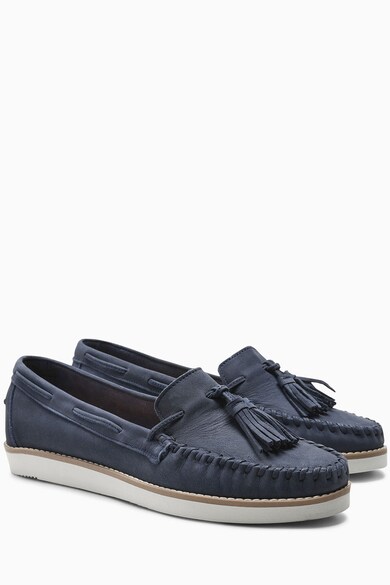 NEXT Pantofi loafer de piele nabuc Femei