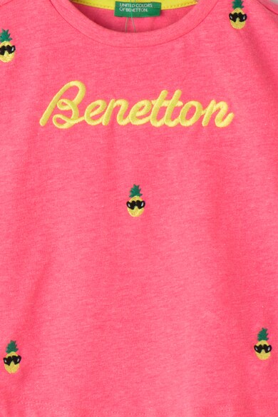 United Colors of Benetton Hímzett póló Lány