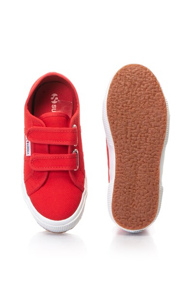 Superga Tenisi de panza cu aspect texturat si velcro Fete