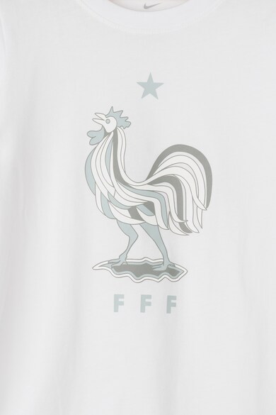 Nike Tricou cu imprimeu grafic cu fotbal Fete