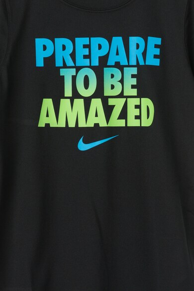 Nike Спортна тениска Dry с щампа Момичета