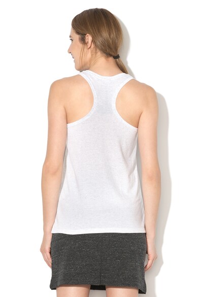 Nike Топ с асиметричен подгъв и изрязан гръб Жени