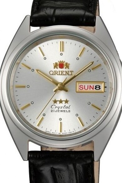 ORIENT Ceas unisex automatic cu o curea de piele Barbati