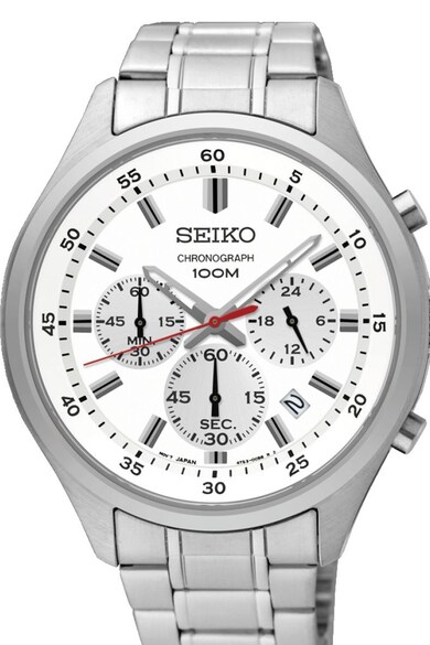 Seiko Ceas cronograf cu bratara metalica Barbati