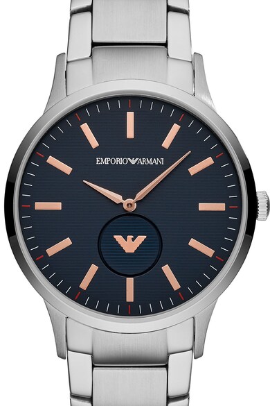 Emporio Armani Овален часовник с метална верижка Мъже