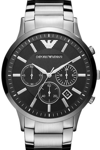 Emporio Armani Часовник от неръждаема стомана с хронограф Мъже