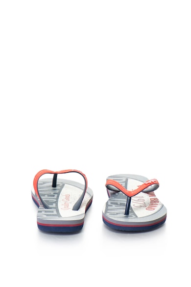 Pepe Jeans London Papuci flip-flop cu bareta texturata, pentru plaja Fete