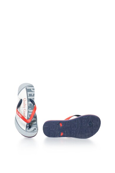 Pepe Jeans London Papuci flip-flop cu bareta texturata, pentru plaja Fete