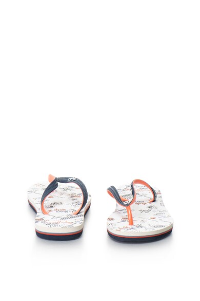 Pepe Jeans London Papuci flip-flop cu imprimeu grafic Draw Fete