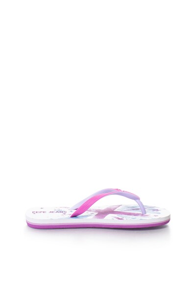 Pepe Jeans London Papuci flip-flop cu bareta texturata Beach Stars Fete