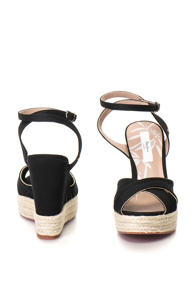 Pepe Jeans London Sandale wedge tip espadrile Lenny Femei