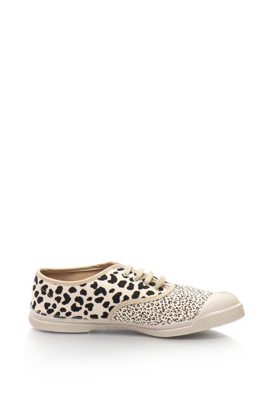 Bensimon Tenisi din panza cu animal print Femei